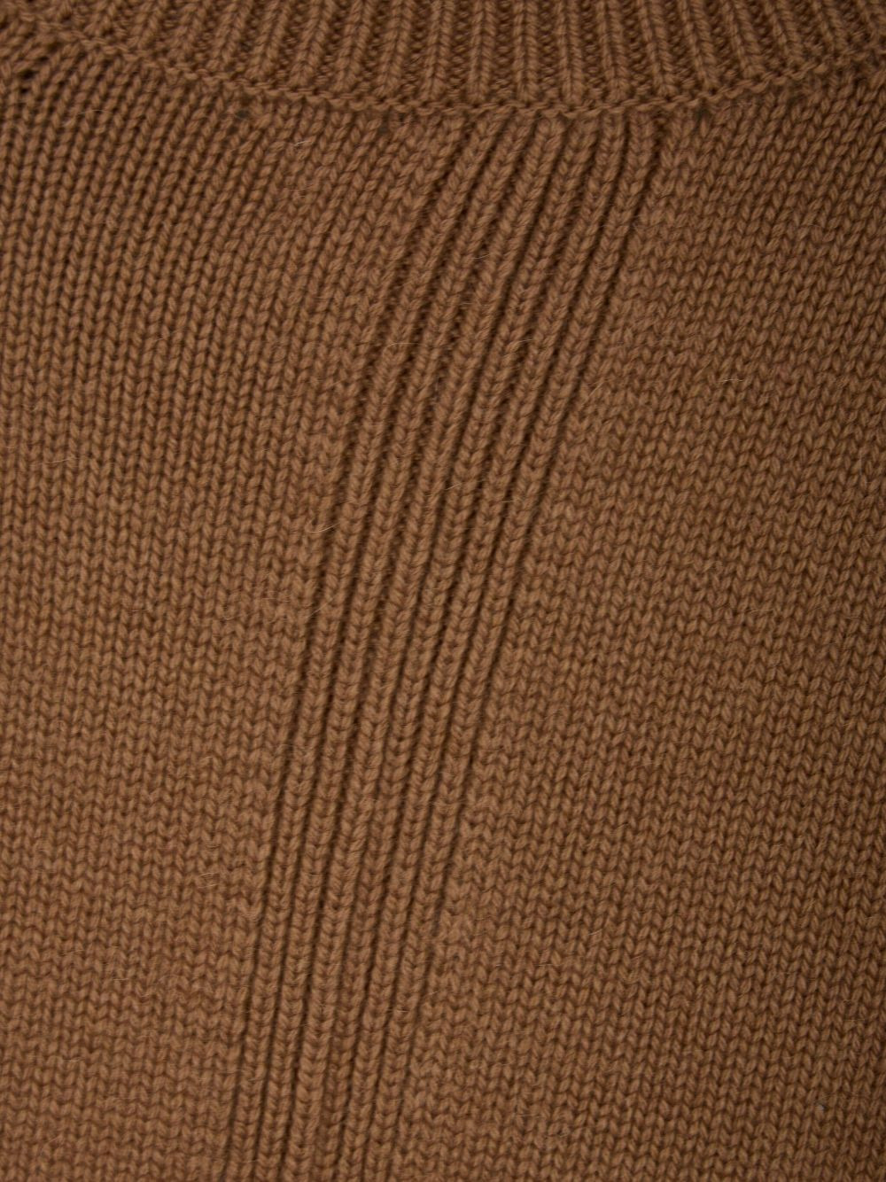 asymmetric wool sweater - 3