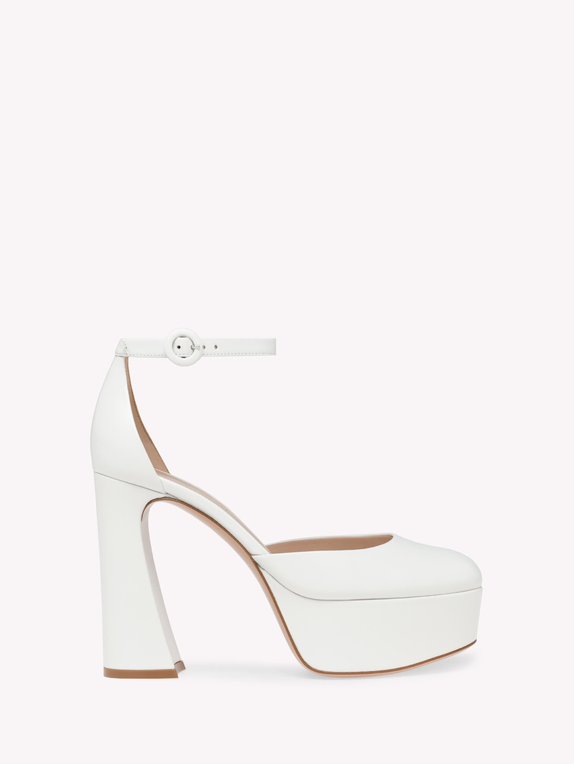 Gianvito Rossi Holly D'Orsay Slingback in White Nappa at Nordstrom - 2
