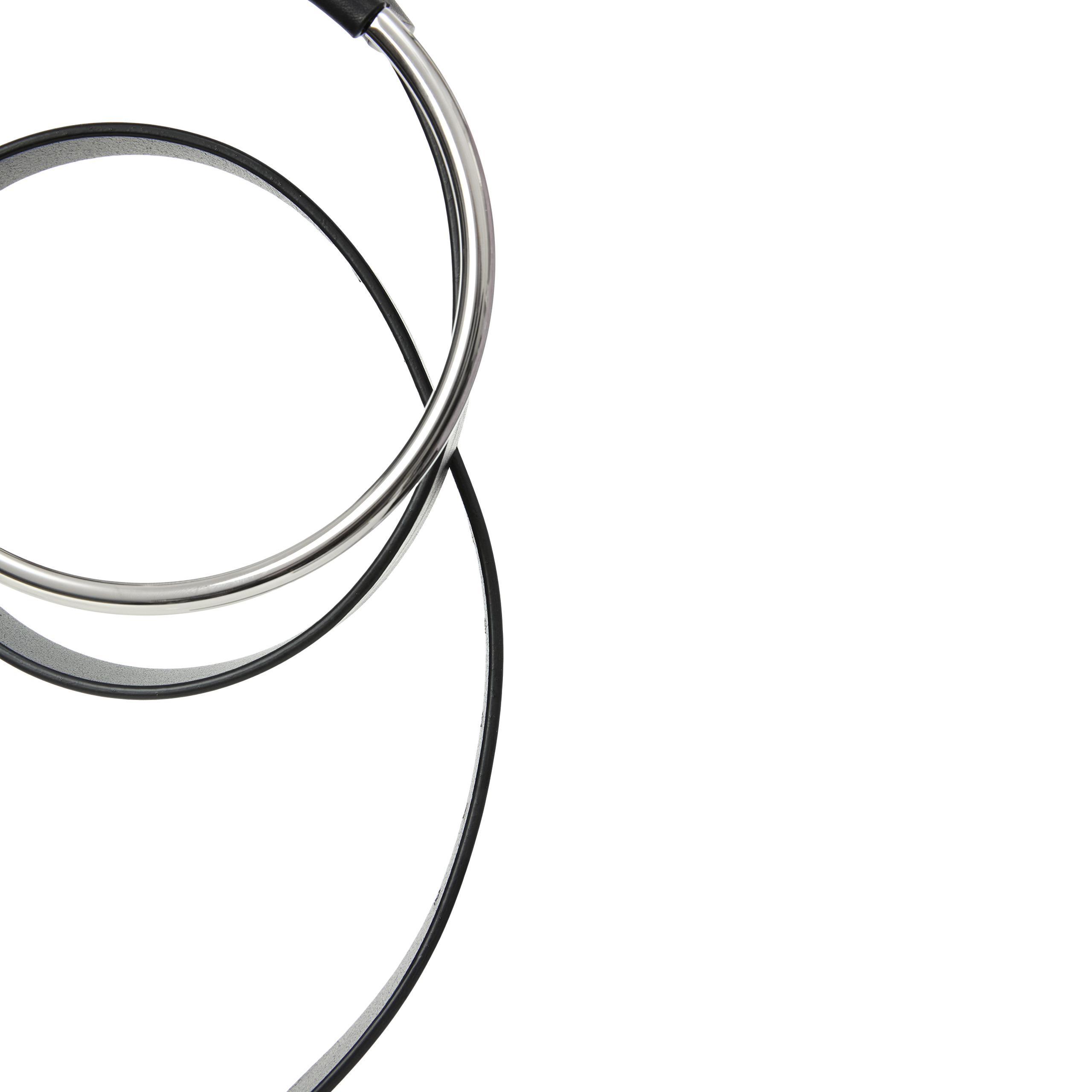 LEATHER BELT WITH METAL RING - 3