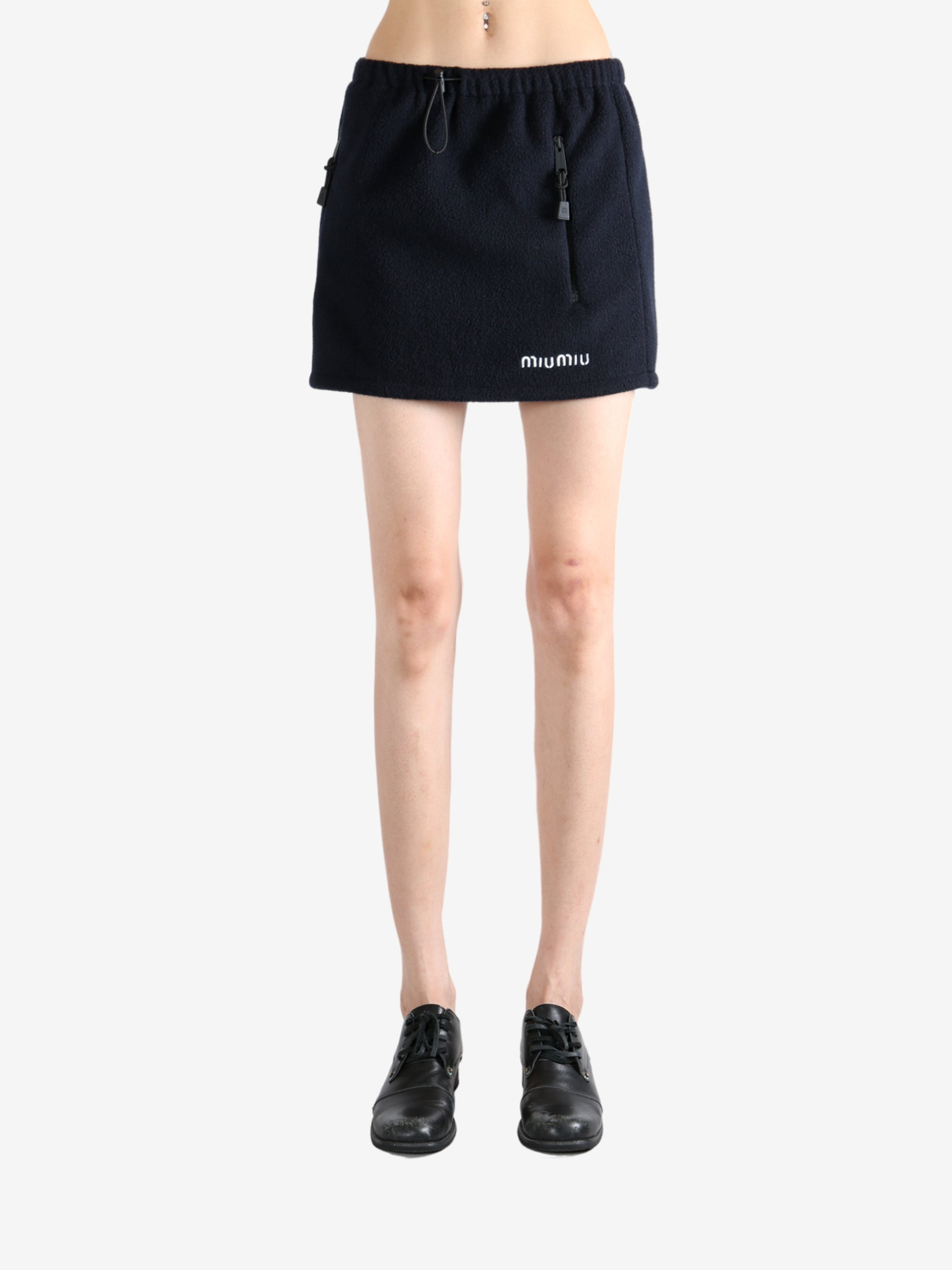 MIU MIU - Women Pile Gonna Skirt - 1