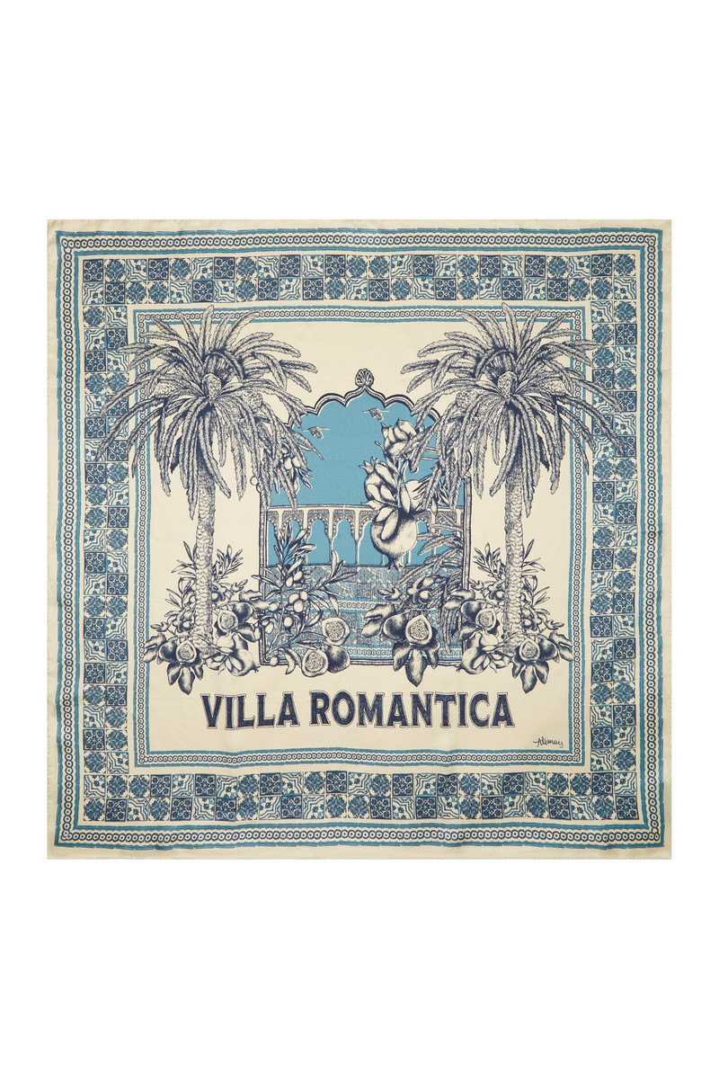 Villa Romantica Silk Scarf 1