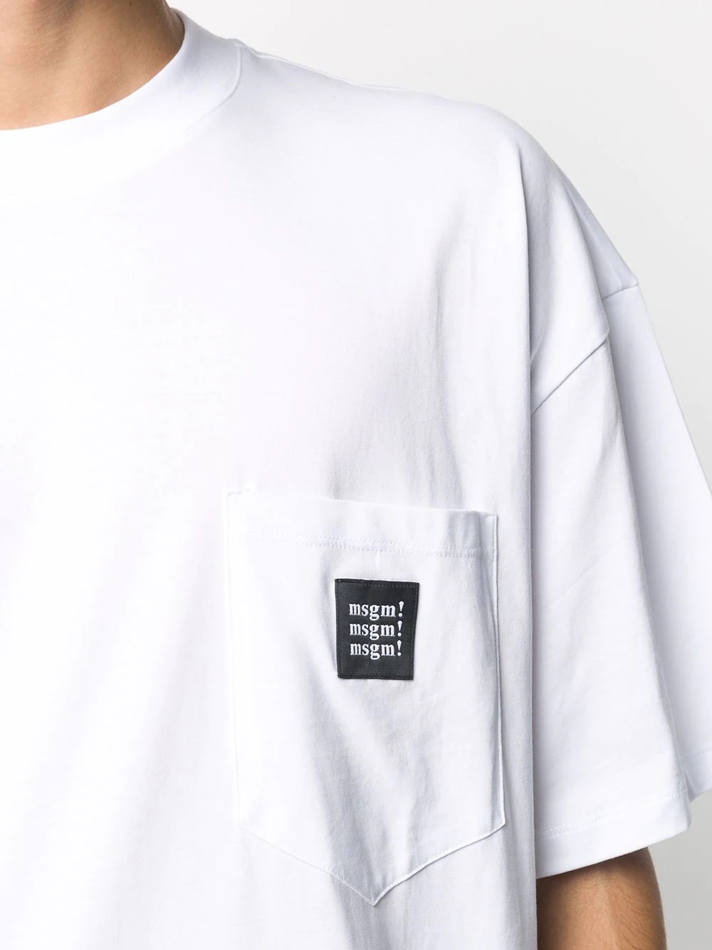 patch pocket cotton T-shirt - 5