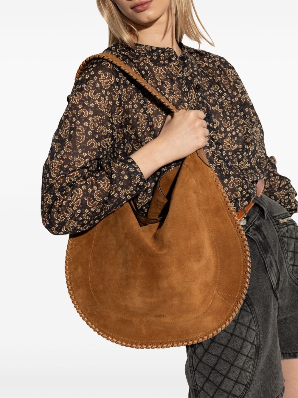 slouch-body leather bag - 2