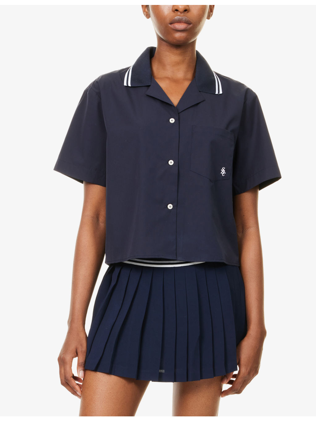 Sailor Short-Sleeve Cotton Shirt - 3