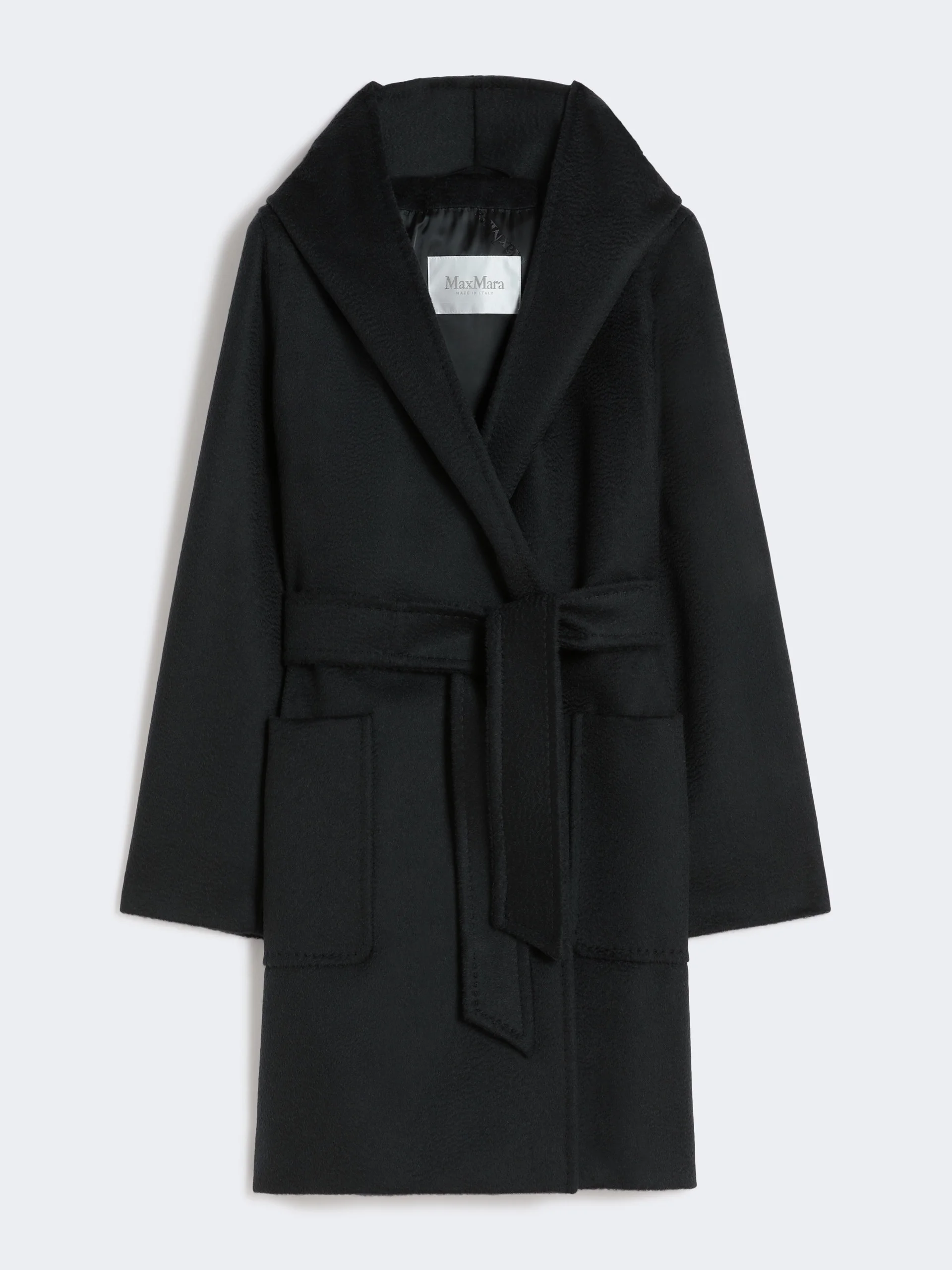 RIALTO Camel robe coat - BLACK - 1