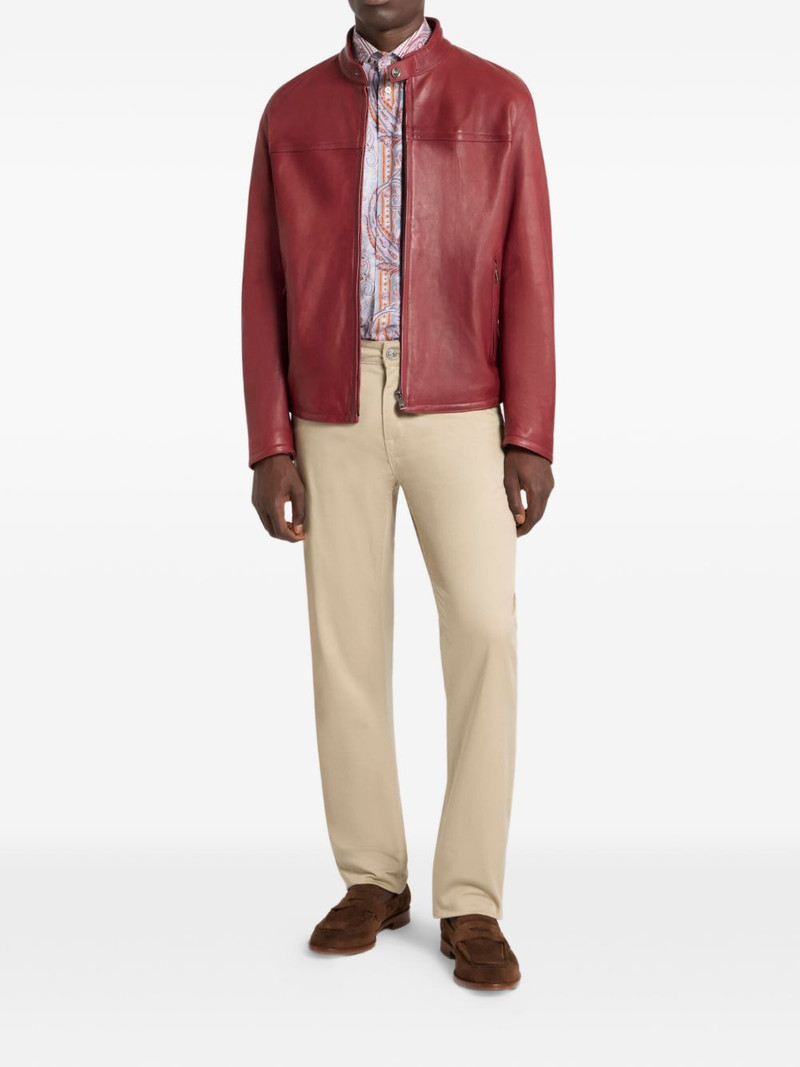 Etro nappa leather jacket outlook