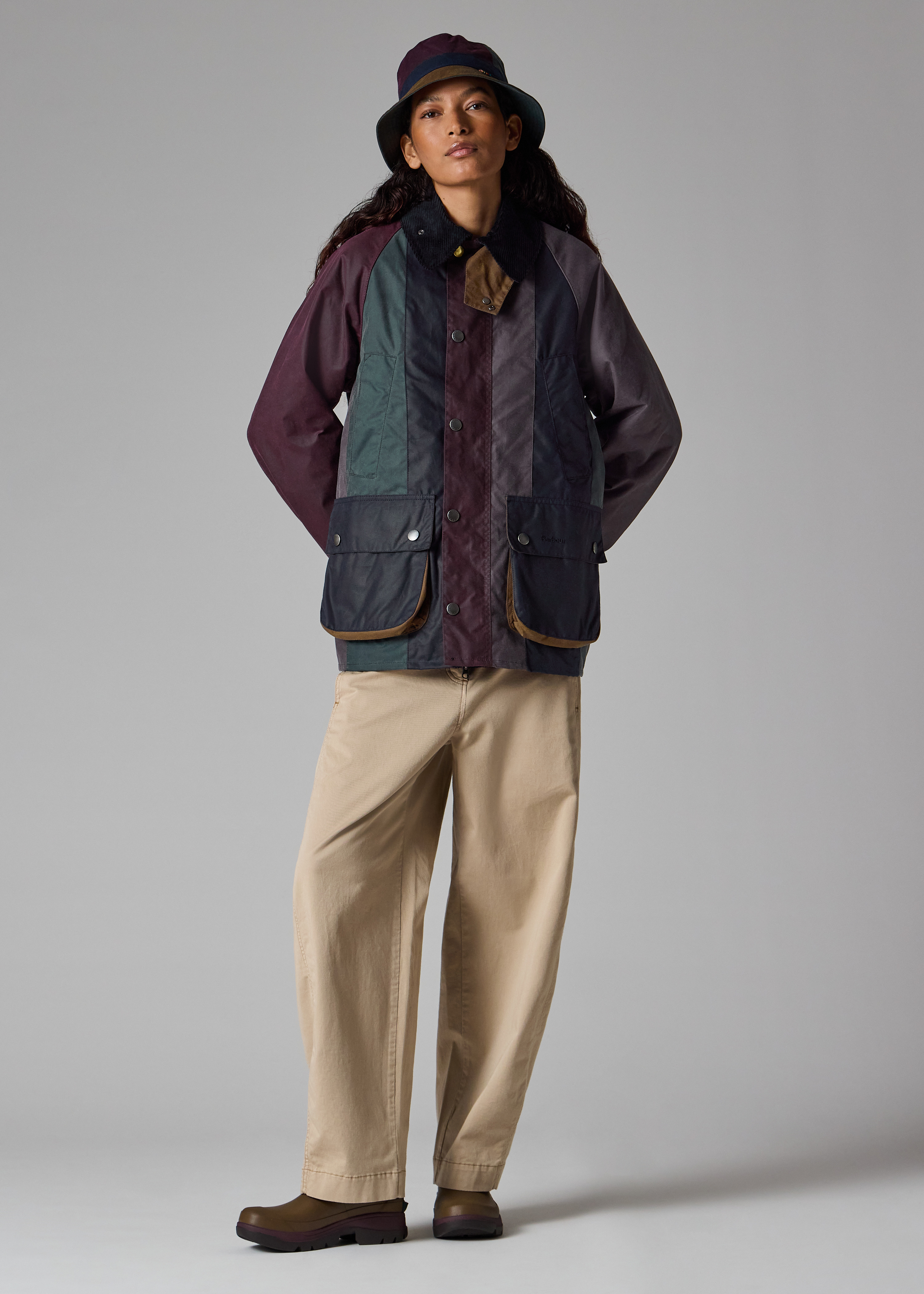 Paul Smith loves Barbour - Waxed Cotton Bucket Hat - 9