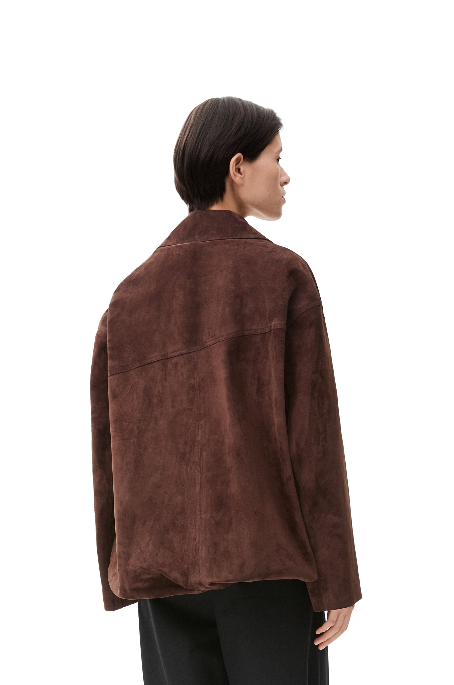 Draped top in suede calfskin - 4