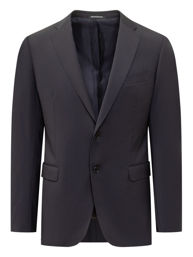 EMPORIO ARMANI single-breasted suit outlook