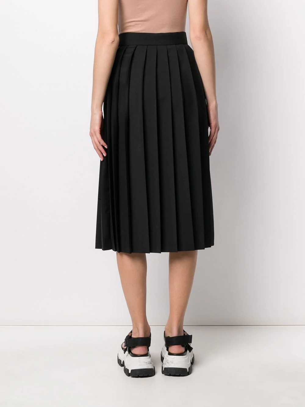 pleated midi skirt - 4