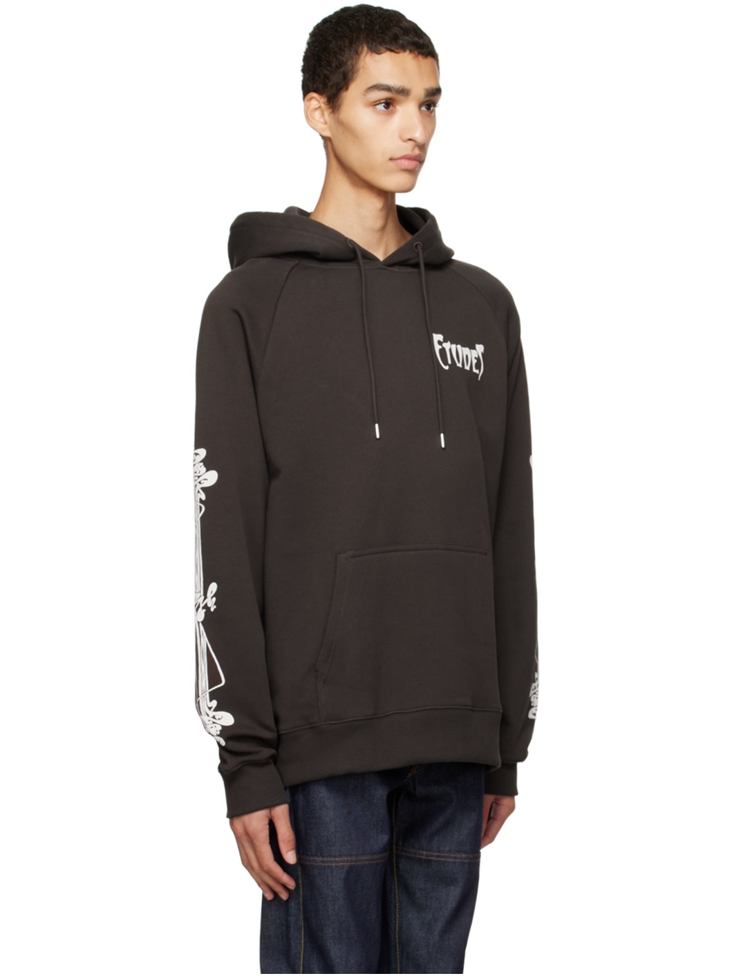 Brown Racing Paris Hoodie - 2