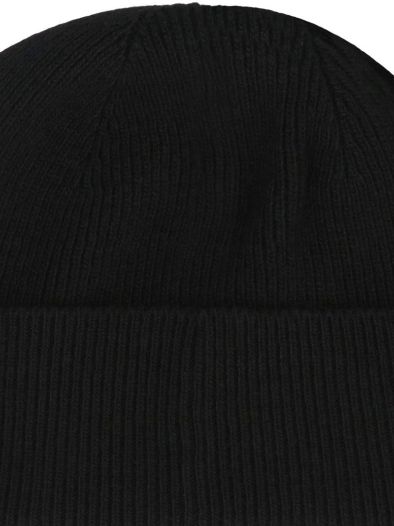 BOSS logo-embroidered beanie hat outlook