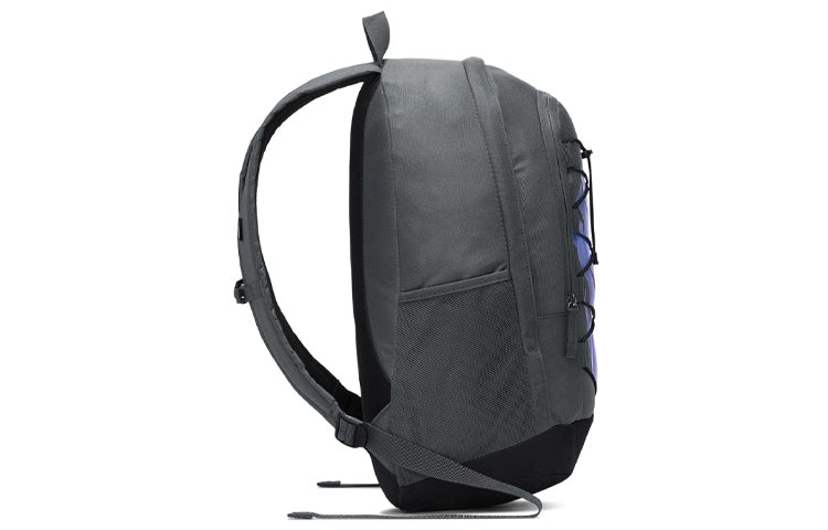 Nike Hayward 2.0 Student Large Capacity schoolbag backpack Gradient Blue logo 'Smoke Grey Black' BA5 - 3