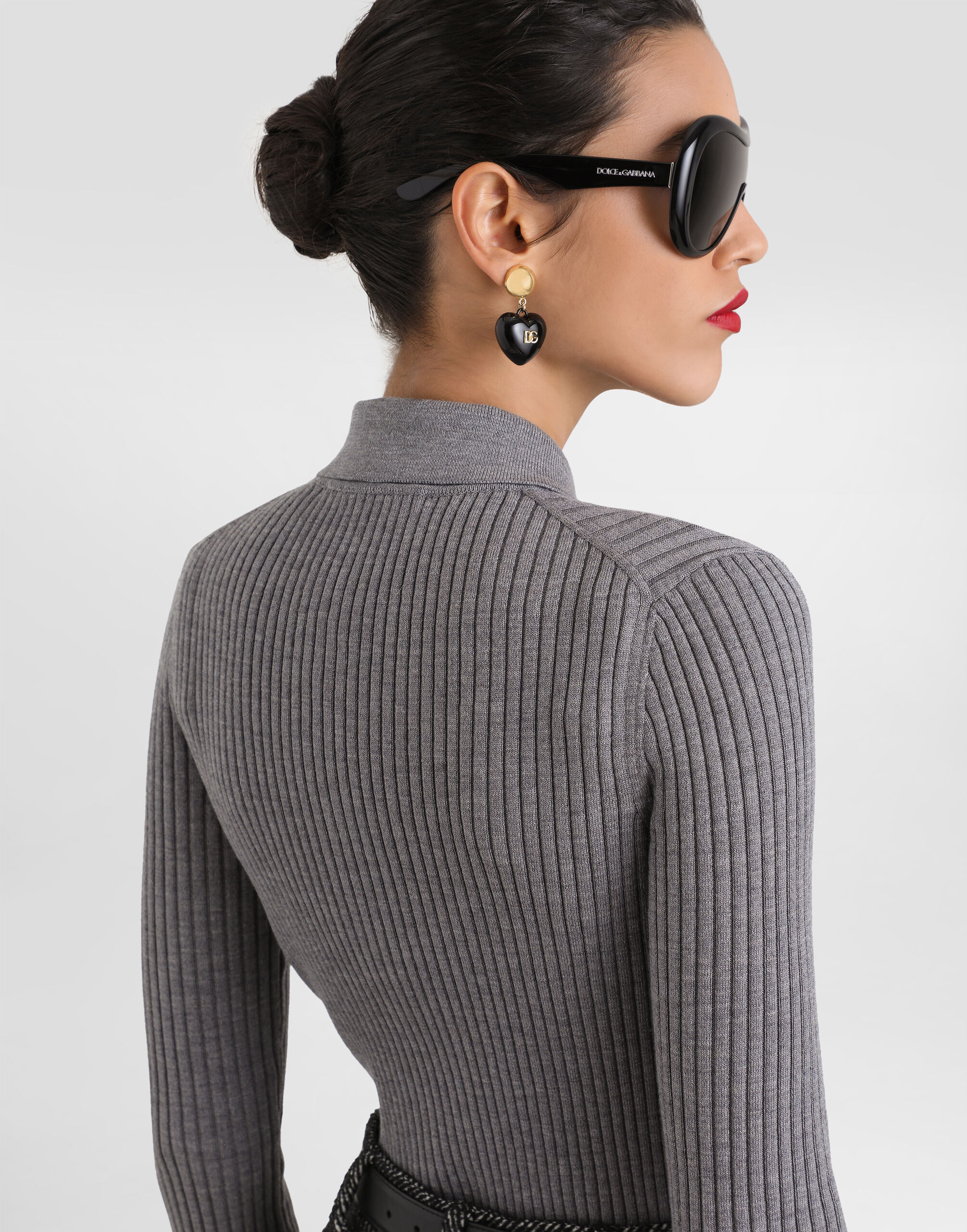 Ribbed wool pullover - 5