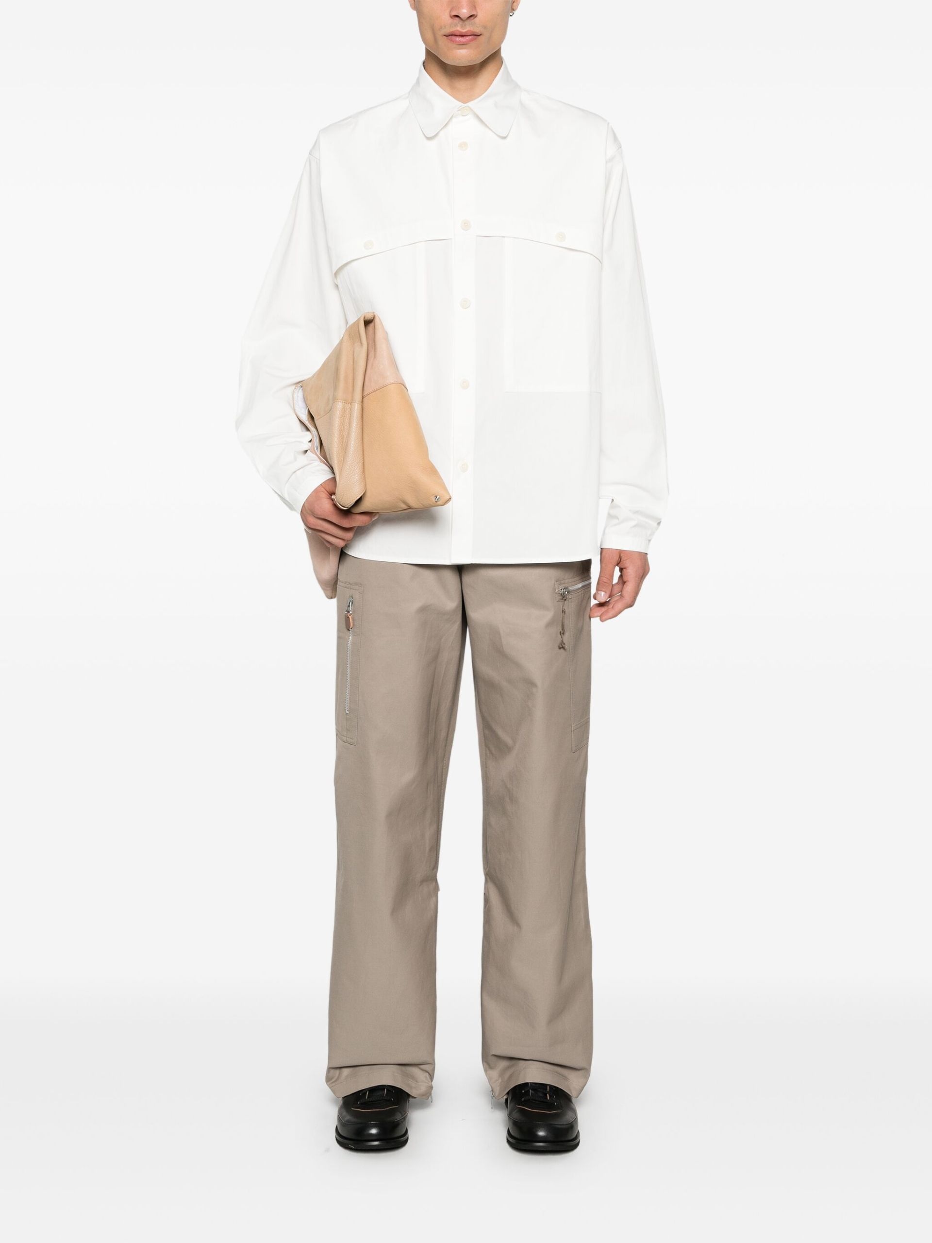 White Cotton Shirt - 2