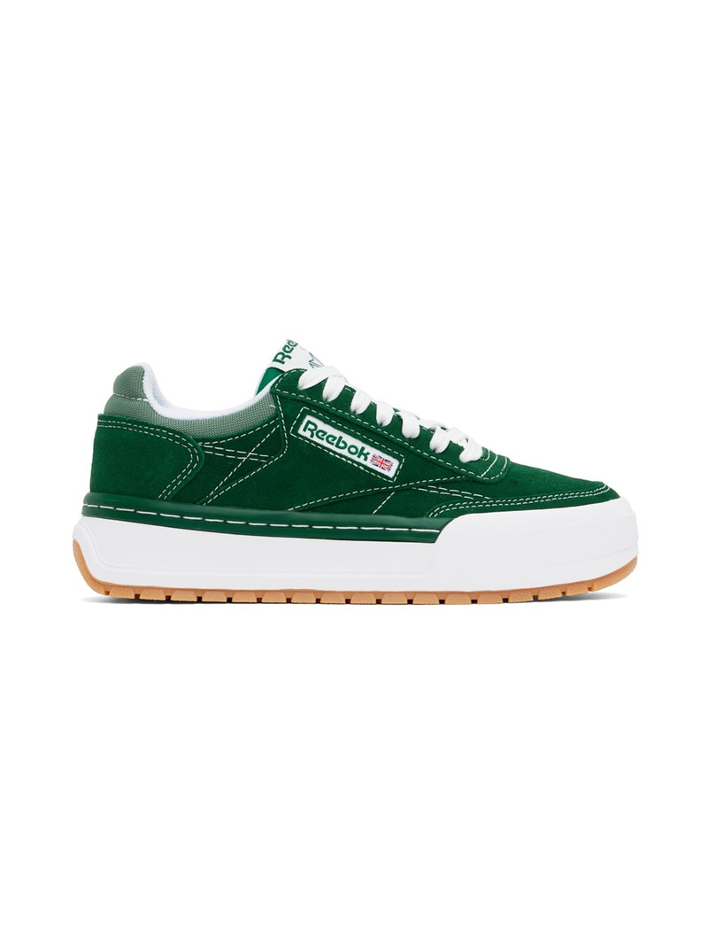 Green Club C Megacourt Sneakers - 1