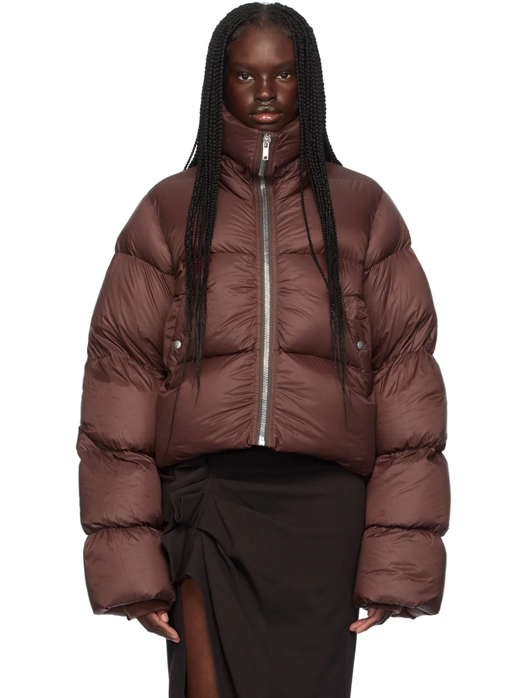 Brown Porterville Turtle Down Jacket - 1