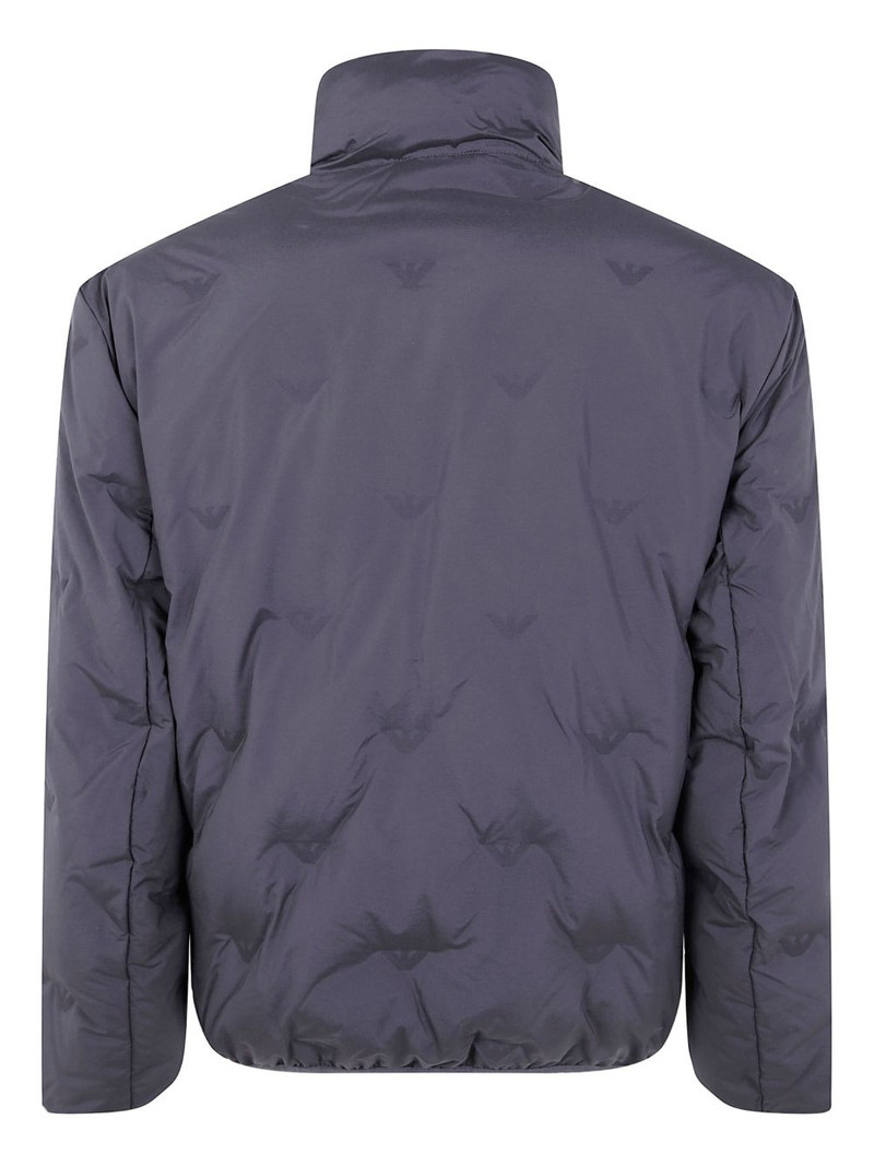 EMPORIO ARMANI eagle-logo quilted jacket outlook