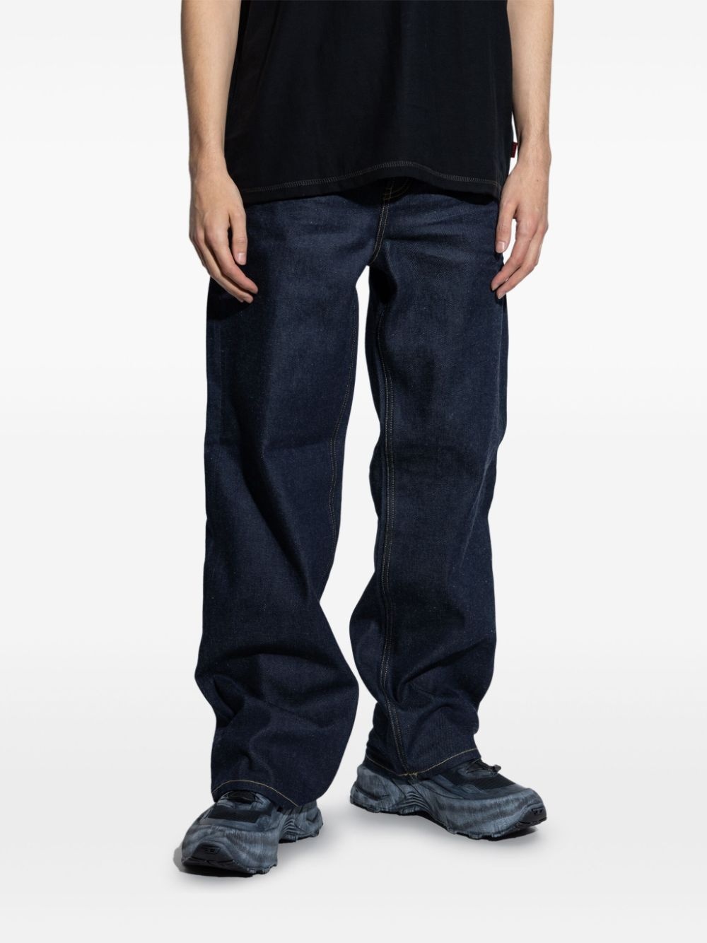 2001 D-Macro 0GRDV straight jeans - 3