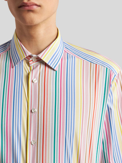 Etro SHIRT WITH MULTICOLOURED STRIPES outlook
