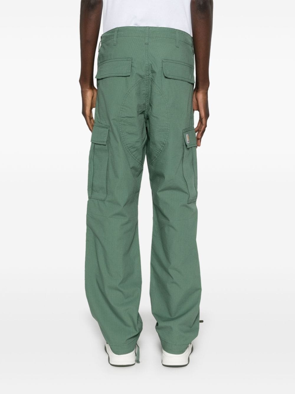 low-rise ripstop cargo trousers - 4