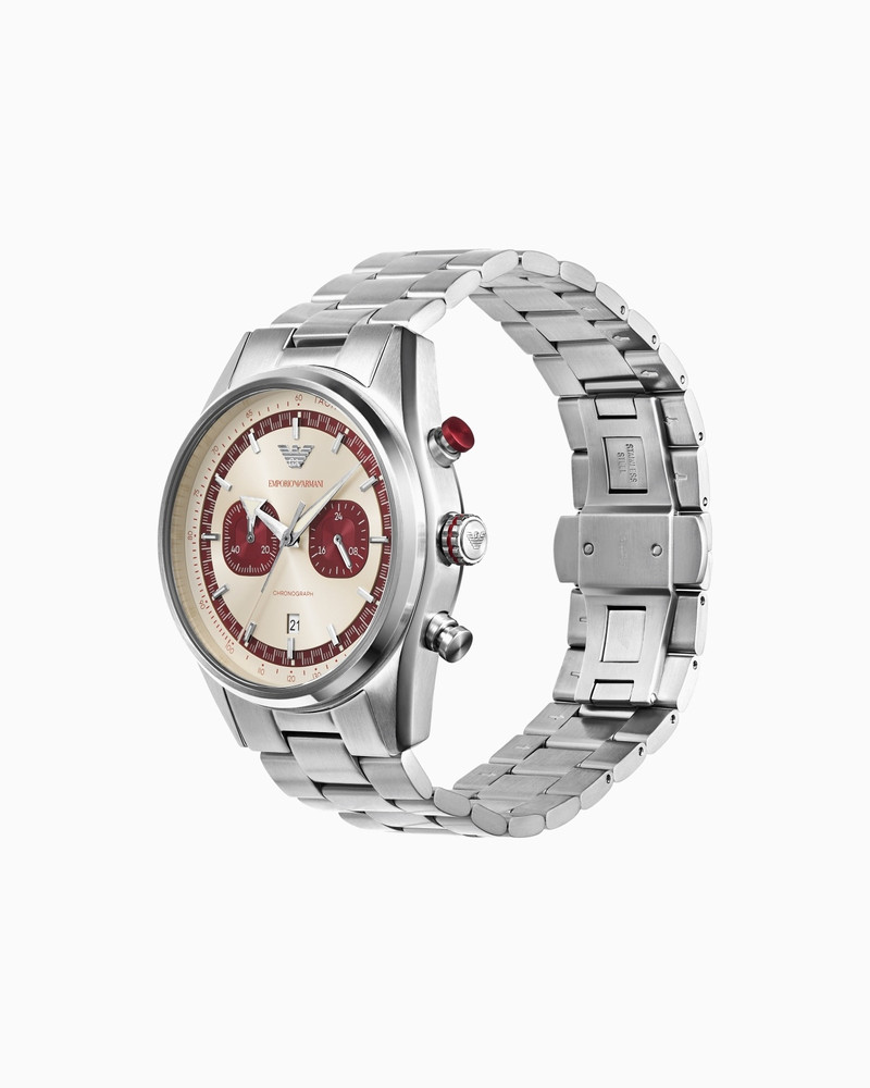 EMPORIO ARMANI CHRONOGRAPH STAINLESS STEEL WATCH outlook