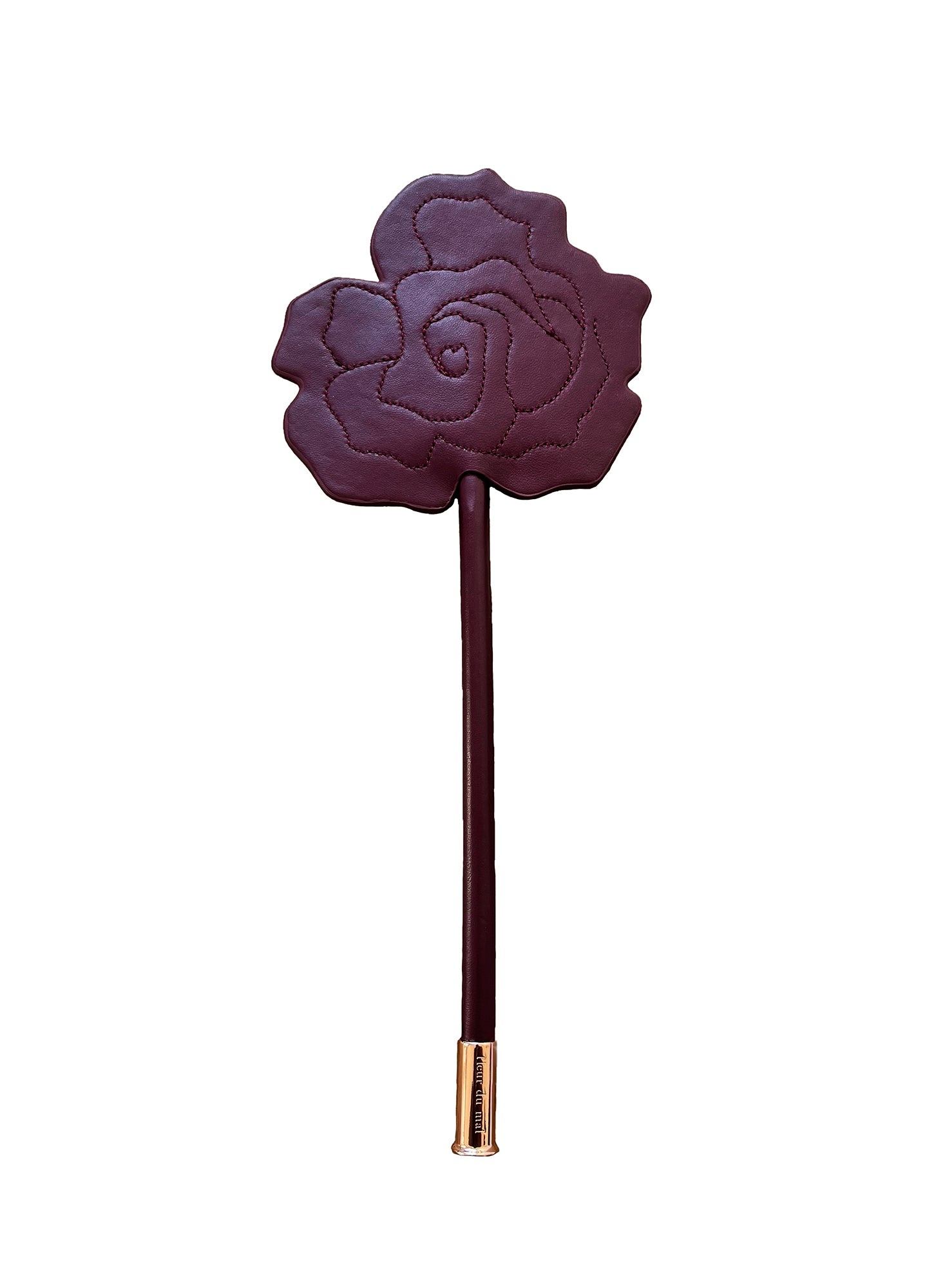Leather Rose Shaped Paddle - 4