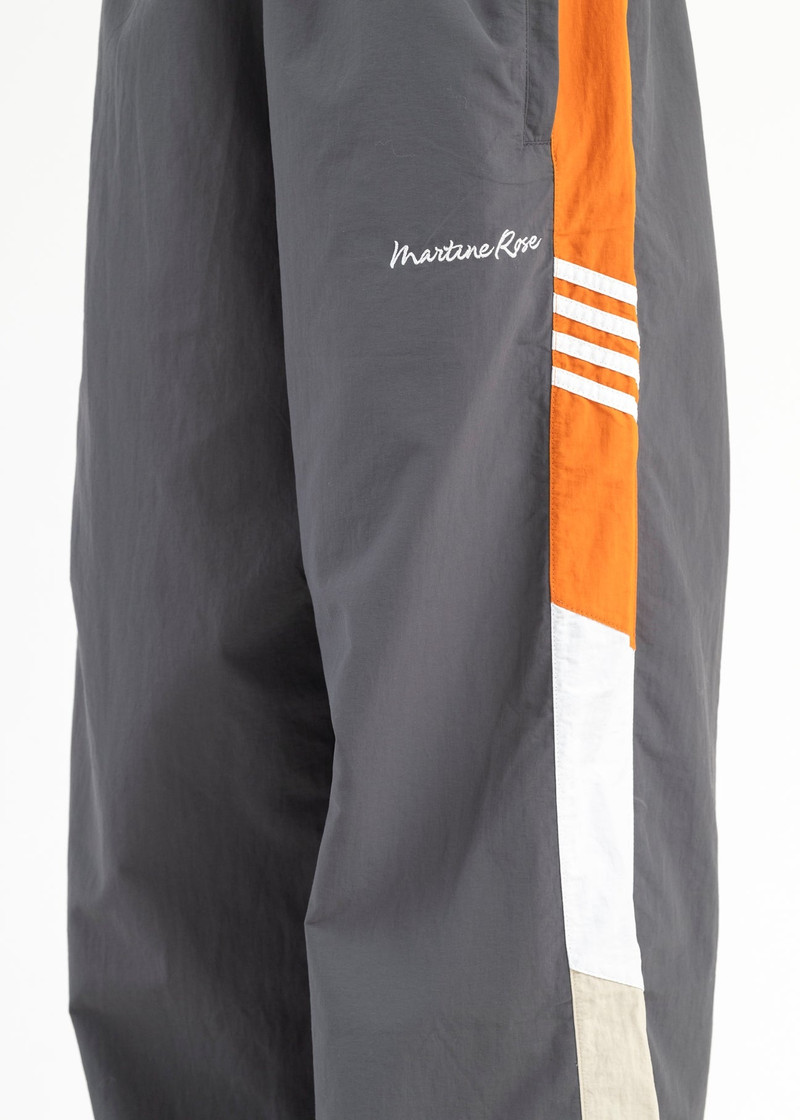 GREY / ORANGE / BEIGE  WIDE LEG TRACKPANT 4