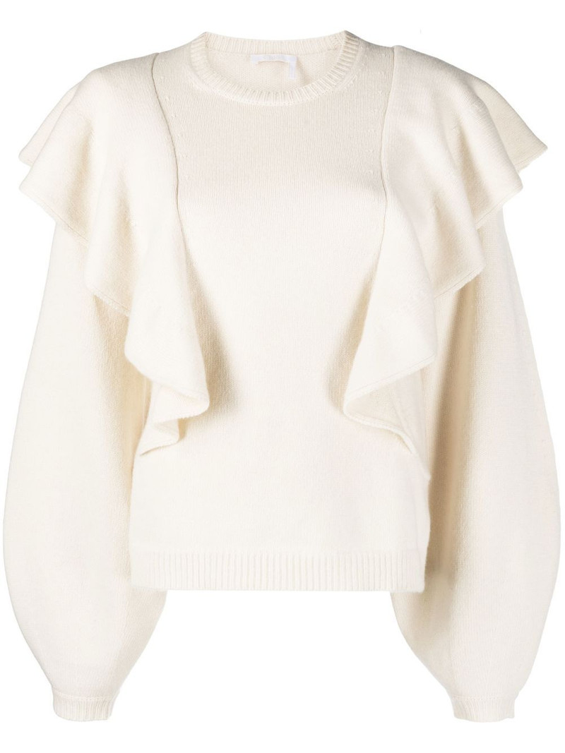 ruffle-detail 점퍼 1