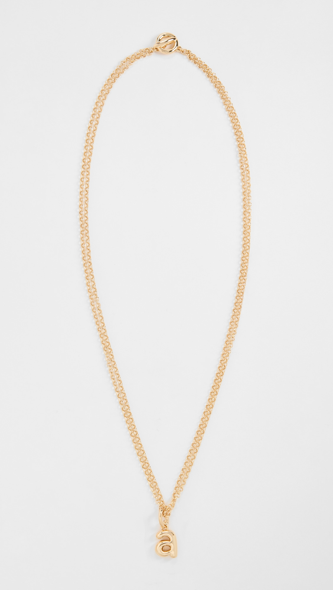The Puffy Initial Necklace - 3