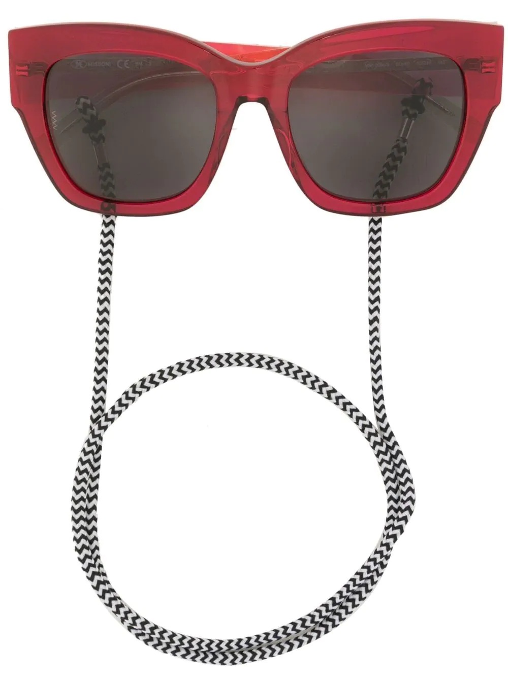 square tinted sunglasses - 1