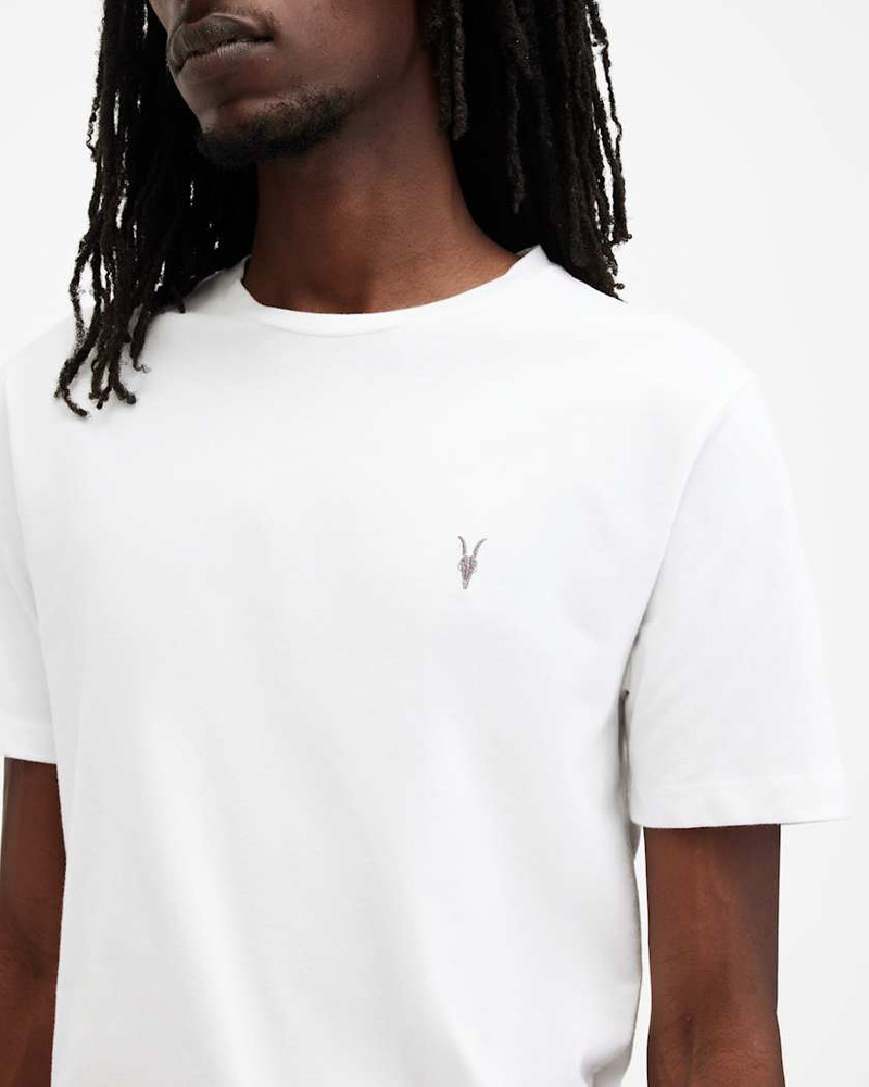 BRACE BRUSHED COTTON CREW NECK T-SHIRT 3