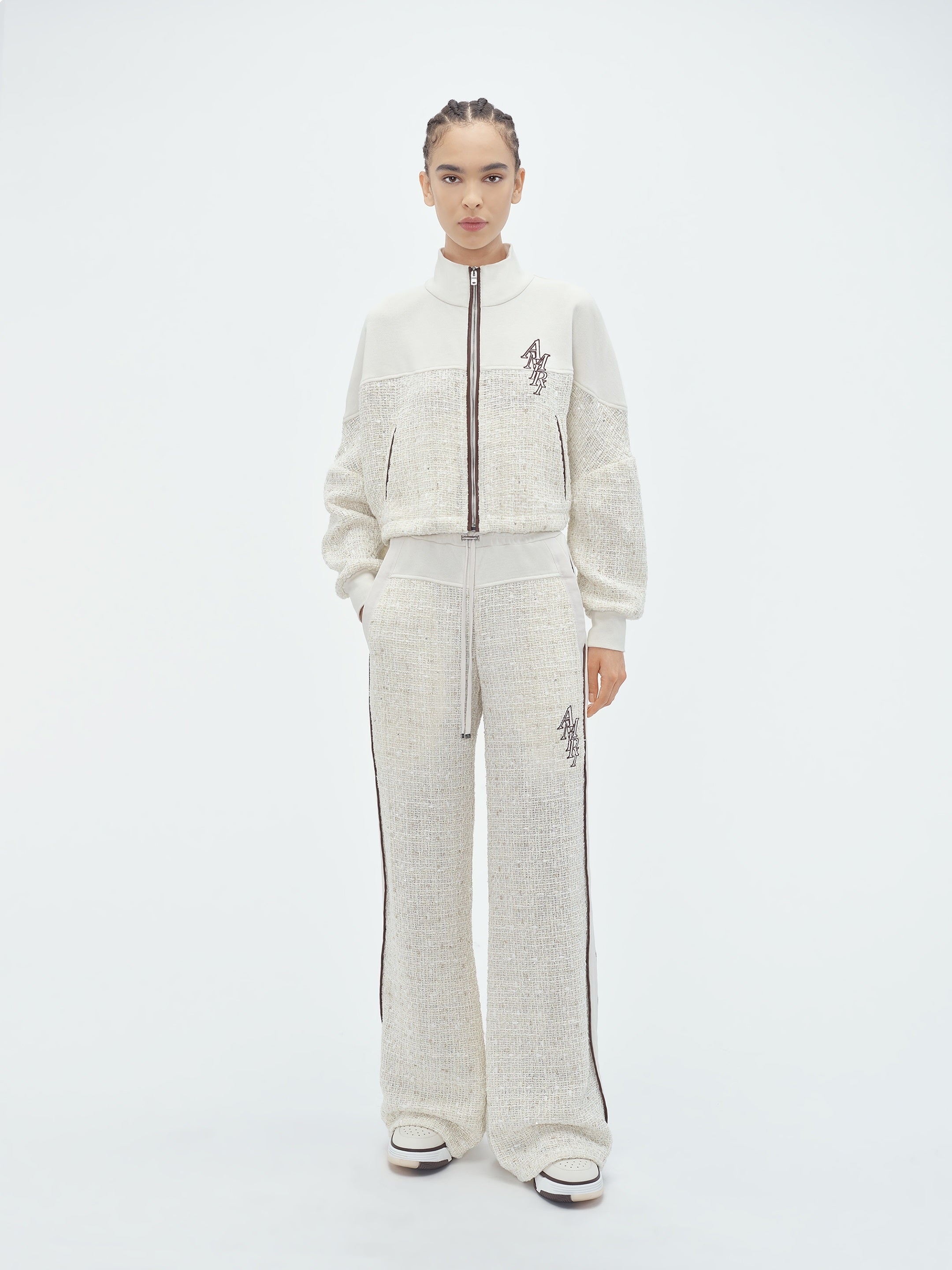 BOUCLE HYBRID TRACK JACKET - 2