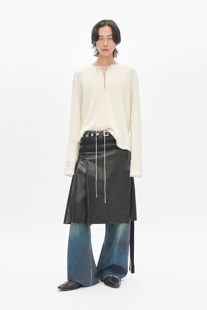 Deder Lace Up Serafino Sweater 4