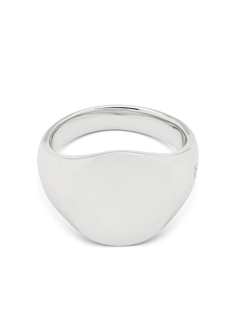 oval signet ring - 1