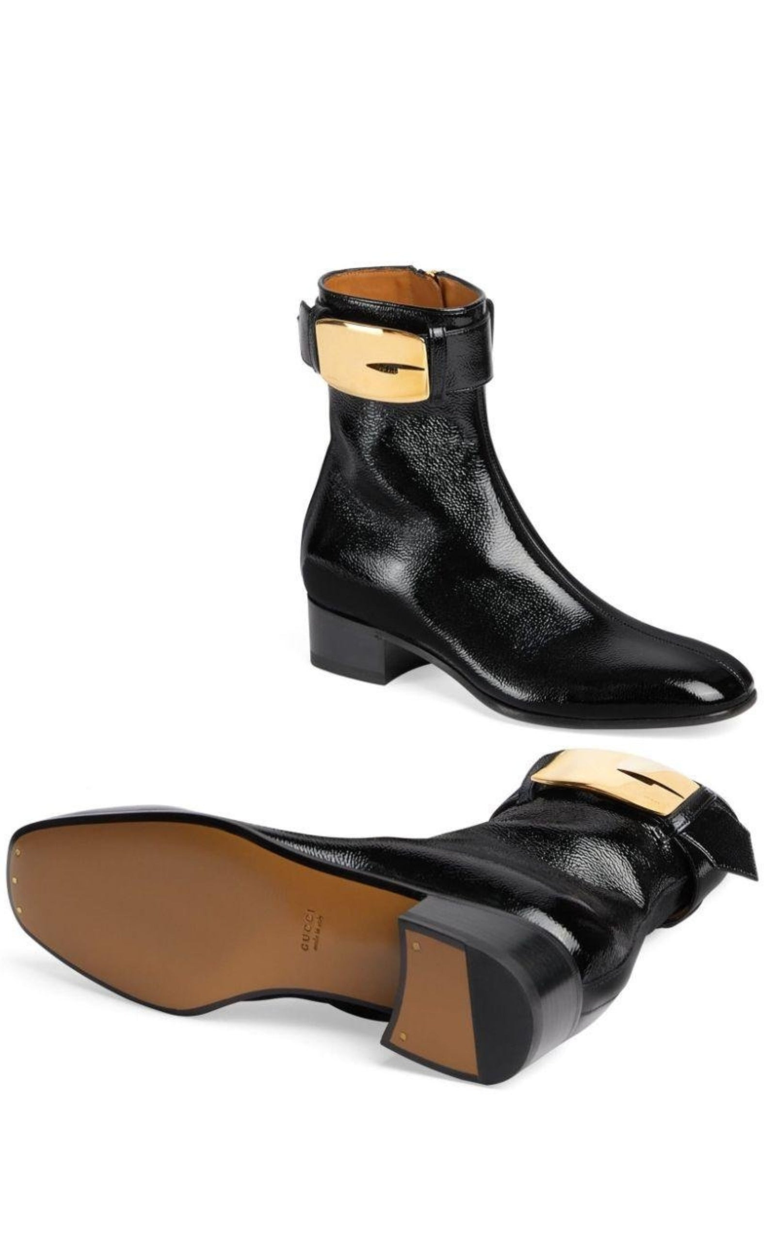 Retro G 35mm Leather Ankle Boots - 6