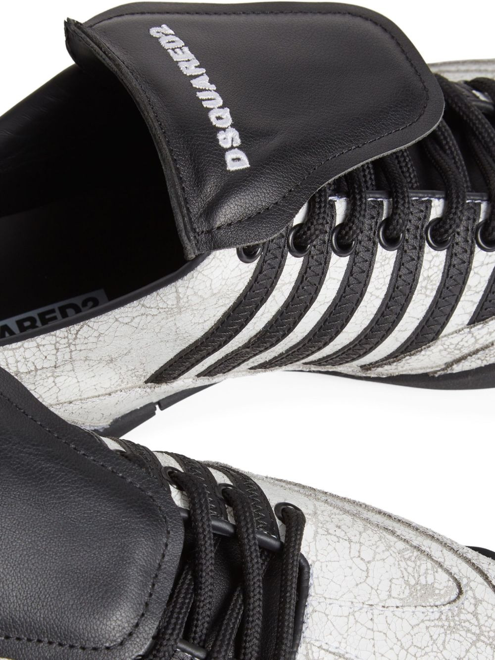 logo-embroidered sneakers - 4