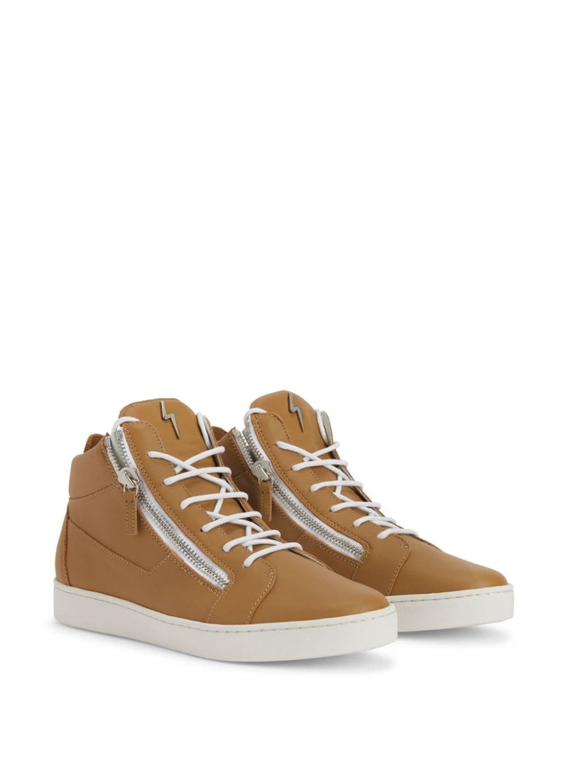 Giuseppe Zanotti Frankie logo-plaque sneakers outlook