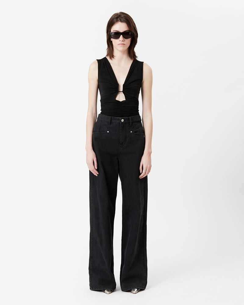 Isabel Marant LEMONY WIDE-LEG JEANS outlook