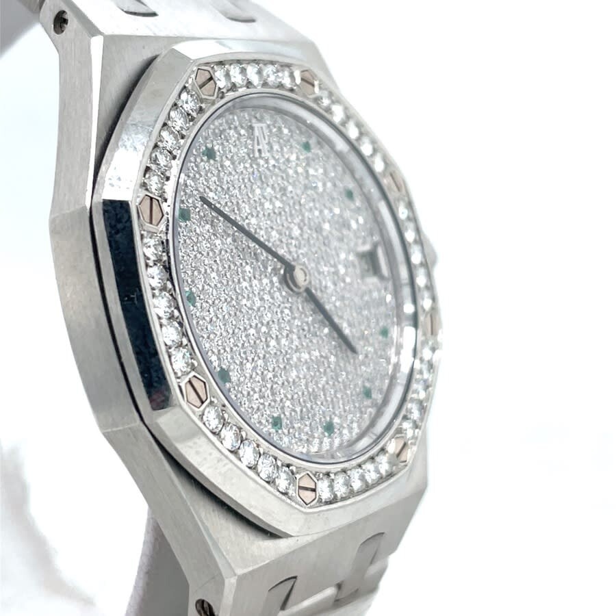 Pre-owned Audemars Piguet Royal Oak Diamond Diamond Dial Men's Watch 14813PT.ZZ.0789PT.01 - 3