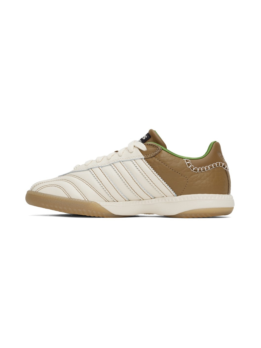 Off-White & Brown adidas Originals Edition Samba Millennium Sneakers - 3
