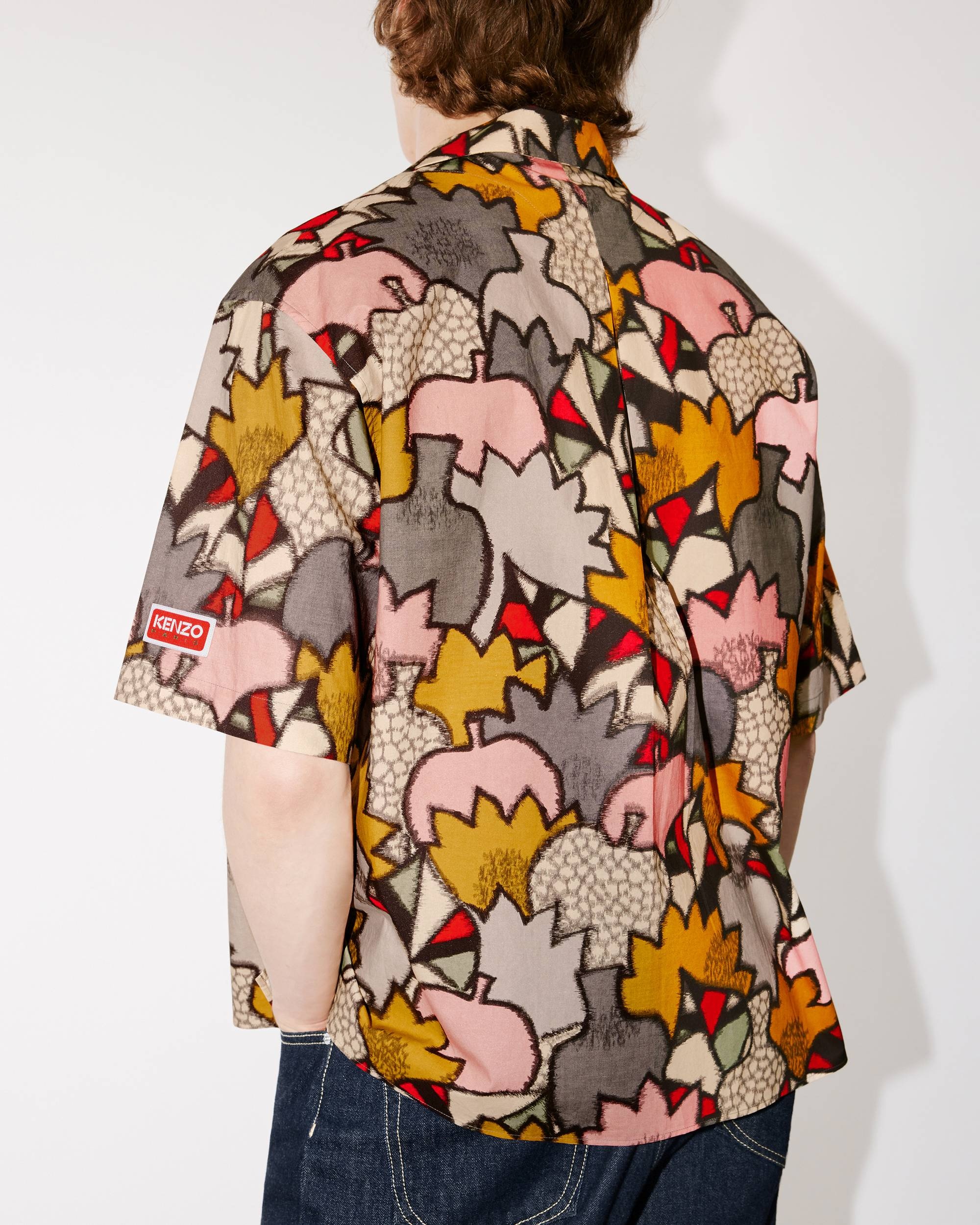 'KENZO Kimono Camo' Hawaiian shirt - 7