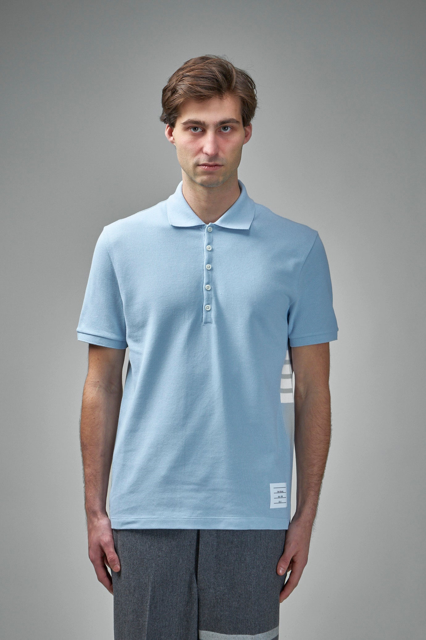 Classic Pique 4-Bar Short Sleeve Polo - 1