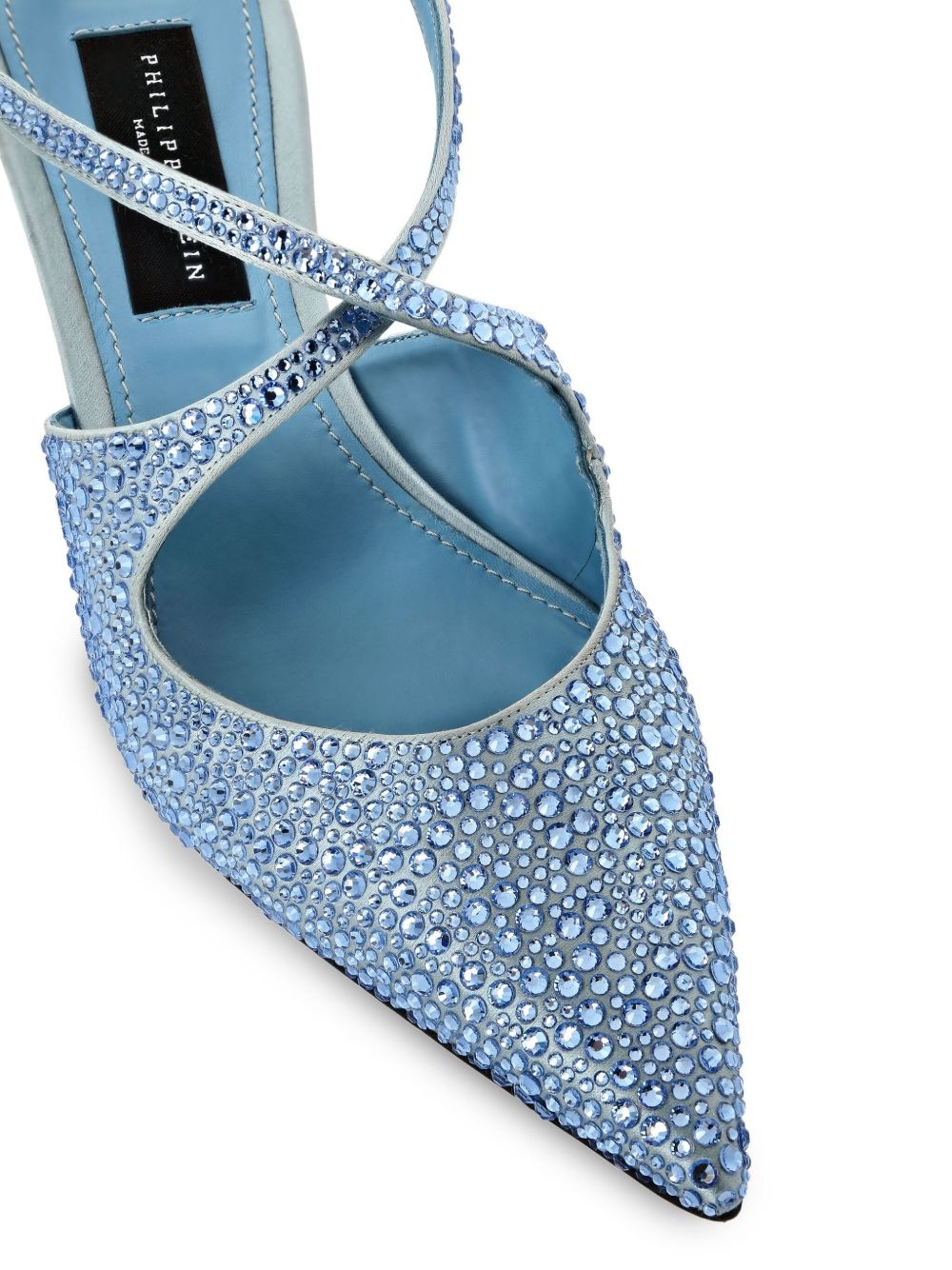 55mm Slingback Strass pumps - 4