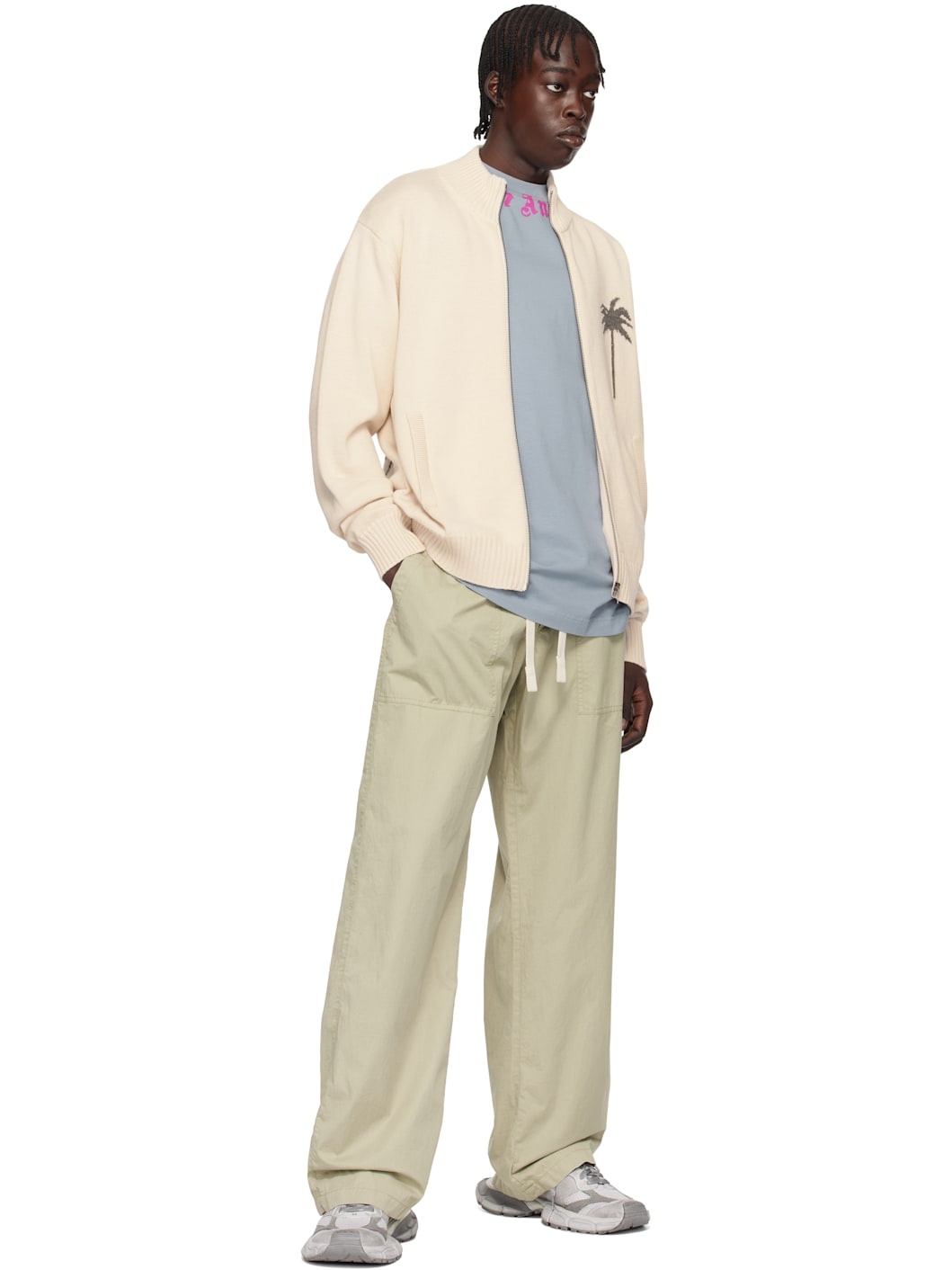 Off-White Palms Knit Track Jacket - 4