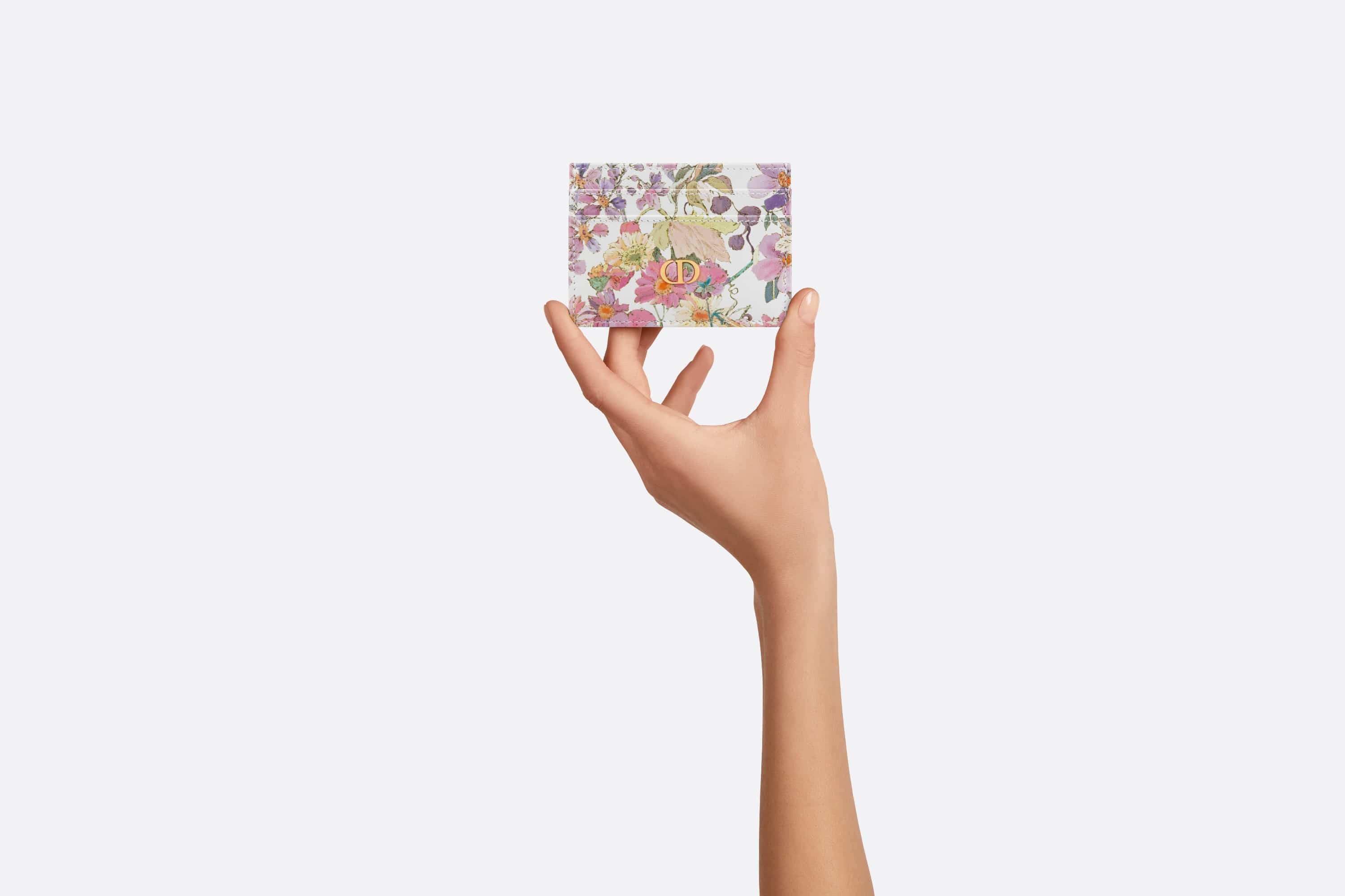Dior Caro Freesia Card Holder - 4