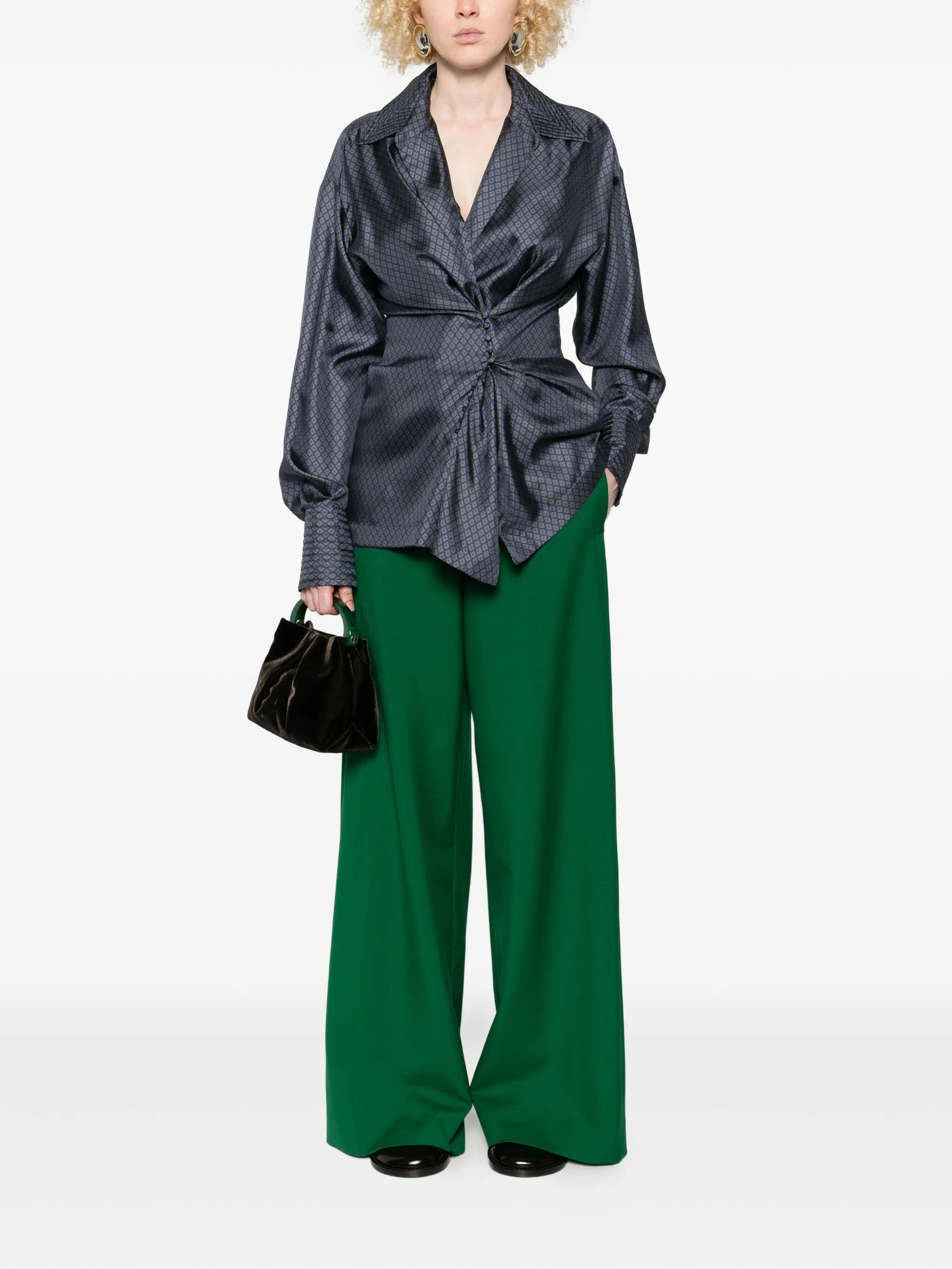 Dries Van Noten Belt-loops Trousers - 2