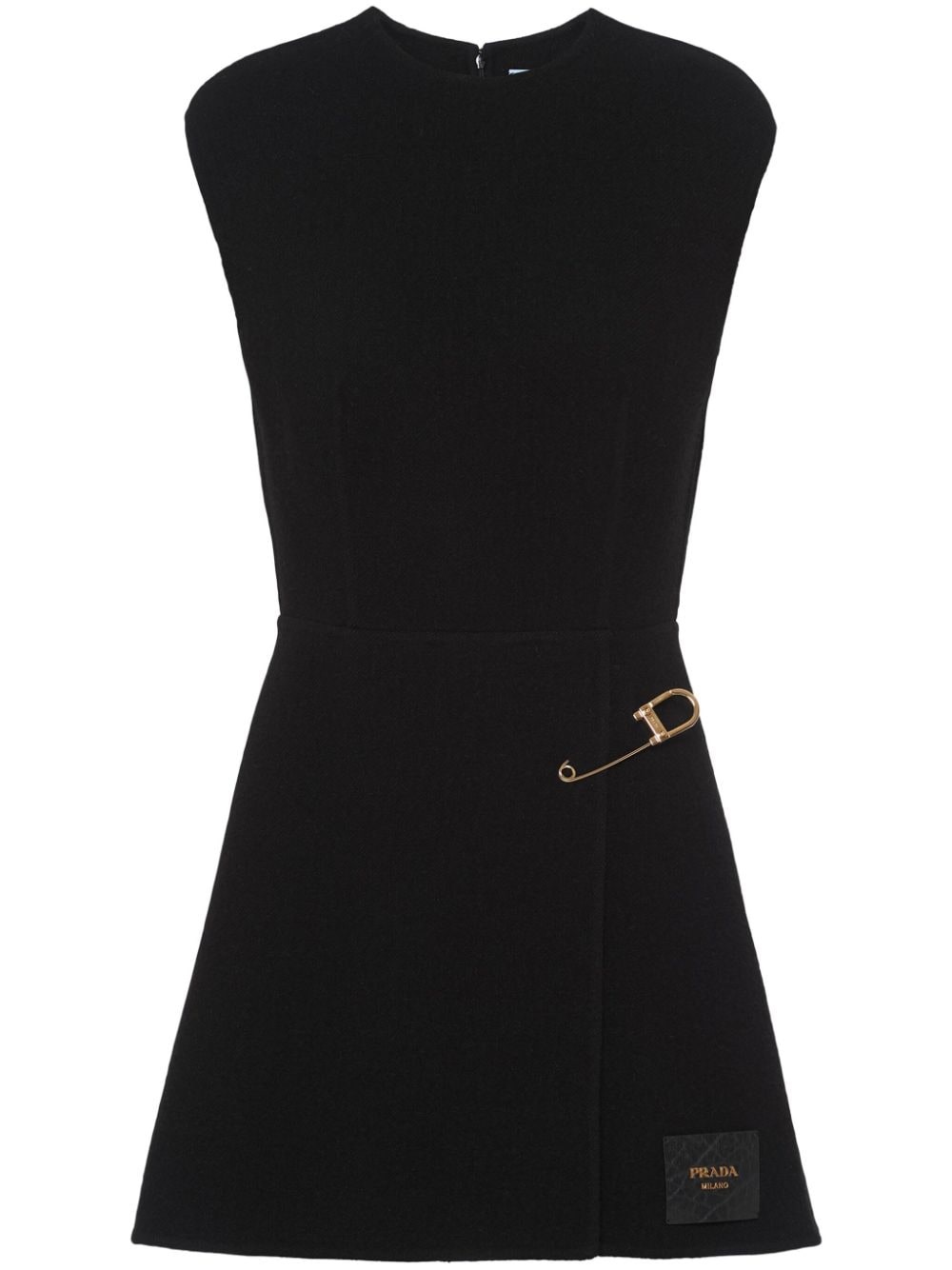 safety pin-detail minidress - 1