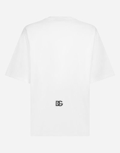 Dolce & Gabbana Short-sleeved T-shirt with DG logo print outlook