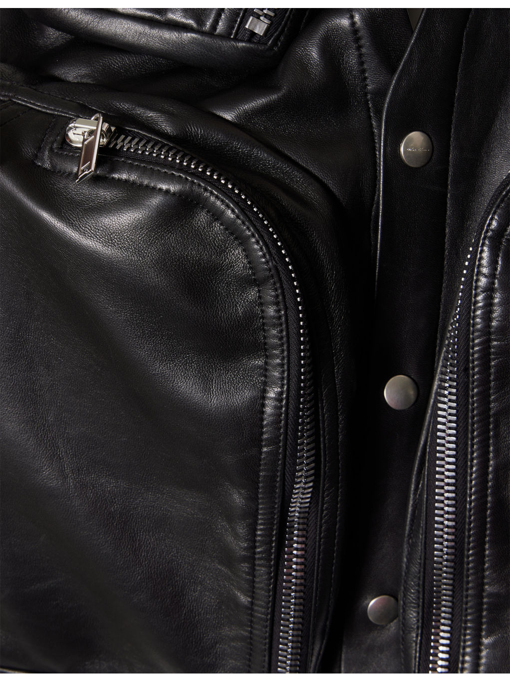 Cargo Open-Back Leather Vest - 6